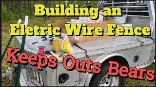 How to Build an Electric Wire fence #howto #wirefence #bees #beekeeping #beekeeper #newbeekeeper