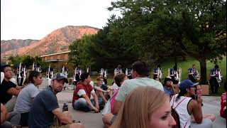 Blue devils 2017 Space Cords and Warmup Hornline