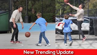 New Trending News: BEN AFFLECK AND SAMUEL ENJOY AN AMICABLE DADDY-AND-ME BASKETBALL MATCH.