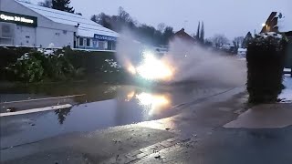 Testing a 4x4 through large puddle