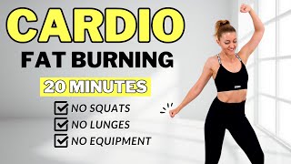 🔥20 MIN STANDING CARDIO FOR WEIGHT LOSS (No Equipment)🔥NO SQUATS🔥NO LUNGES🔥NO REPEATS🔥