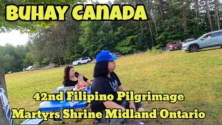 Buhay Canada. Pahinga muna sa work. Road Trip to 42nd Filipino Pilgrimage. Martyrs Shrine.