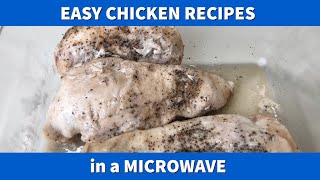 COOK CHICKEN in MICROWAVE- Easy COLLEGE COOKING