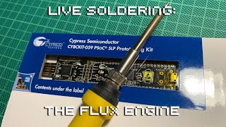 Live Soldering: The Flux Engine USB Floppy Interface