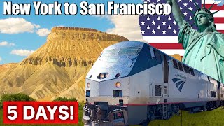 🇺🇸5 DAYS New York to San Francisco by Amtrak Sleeper Train