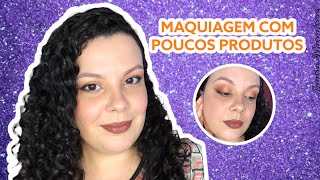 MAKE COMPLETA COM PRODUTOS DA MINHA MÃE 🤔|| Blog Estação Lilás