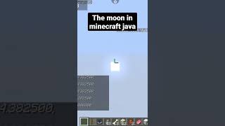 the moon in minecraft #pojavalauncher