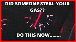 How to prevent Gas Theft