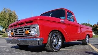 RARE! 1964 FORD F100 SHORT BED PICKUP TRUCK! THE ONLY RESTO ROD OF ITS KIND!