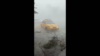 Fuerte tormenta con granizo en La Habana