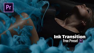 Simple Ink Transition Effect Adobe Premiere Pro CC Tutorial || Free Ink Transition template