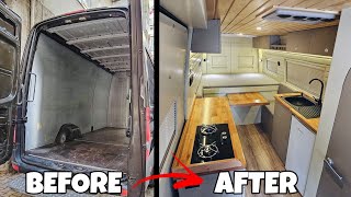 переоборудование кемпера от начала до конца | vw crafter