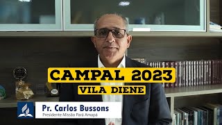 Convite para a Campal do rio ituquara de 2023 com o Pr. Carlos Bussons!🙏🏼