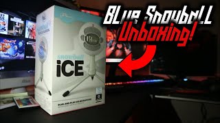 BLUE SNOWBALL MICROPHONE UNBOXING!