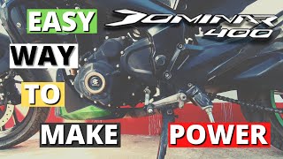 Increasing Power of Dominar D400 with smaller front sprocket