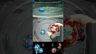 Beyblade Burst Hikaru B-203 King Helios MR vs Xander B-200 Xiphoid Xcalibur Battle