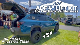 Overland Expo PNW: ADF 4" Lifted Subaru Outback Wilderness on Milestar Tires