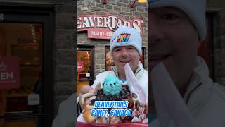 Beavertails! - Banff, Canada's Deliciously Flat Donuts! #doughnut #doughnuts #dessert