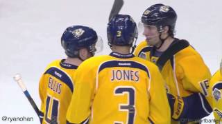 Rangers at Predators - 12/28/15 - Ryan Ellis goal