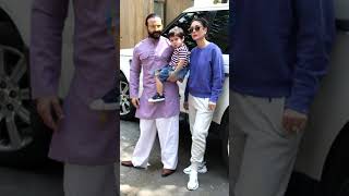 Saif Ali Khan with his 4 kids 💕 #shorts #bollywood #viral #youtubeshorts #shortsviral #saifalikhan