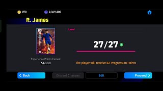 How To Train R.James In Efootball 24 | James Max Level Pes 2024