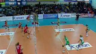 PANATHINAIKOS-OSFP 3-0 WOMEN VOLLEY CUP SEMIFINAL