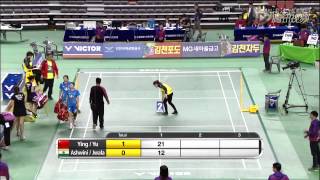 [HD] SF - WD - Luo Y. / Luo Y. vs P.Ashwini / G.Jwala - 2014 Badminton Asia Championships