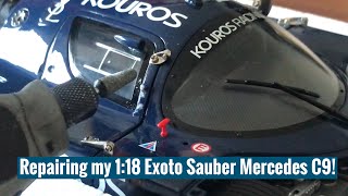 1:18 Exoto Mercedes Sauber C9 Repair Video!