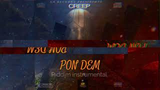 CREEP PON DEM -Dancehall riddim instrumental(( 2022prod by G8 beats ))