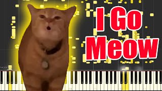 I Go Meow but it's Music Box MIDI (Auditory Illusion) | I Go Meow Music Box sound