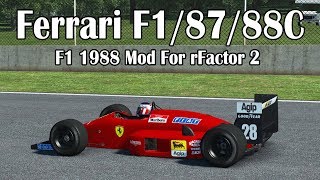 rFactor 2 - Ferrari F1/87/88C At Road Atlanta