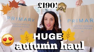 HUGE AUTUMN PRIMARK HAUL AND TRY ON! AUGUST 2019 | MAISY MEOW