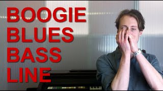 How to play a Boogie Blues Bass Line on Harmonica