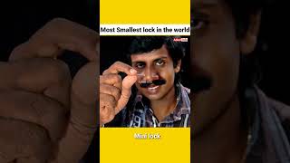 Smallest lock in the world || mini lock #shorts