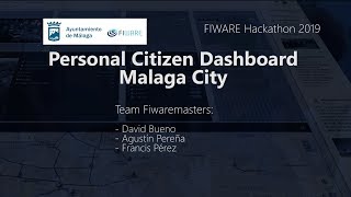 Personal Citizen Dashboard. Malaga City