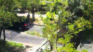 Armenias Presidential Convoy - from my window 16 07 2013