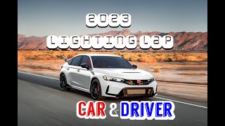 2023 Civic Type R Spotlight in Car & Driver's Lighting Lap