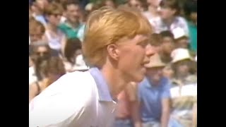 Boris Becker vs Henri Leconte - Wimbledon 1985 VF