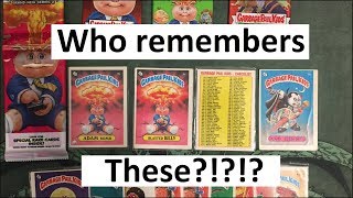 Garbage Pail Kids!  Edwin's 3rd grade GPK collection!