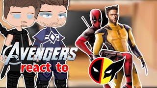 Avengers React to Deadpool 3 and Wolverine  | Gacha Club | Full Video