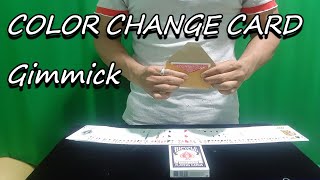 COLOR CHANGE CARD ( Gimmick )