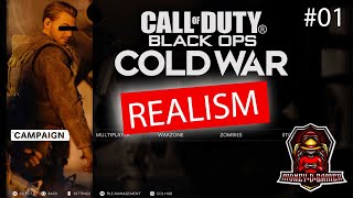 CALL OF DUTY BLACK OPS COLD WAR  Part 01 Walkthrough Gameplay Realism Difficulty mode #callofduty