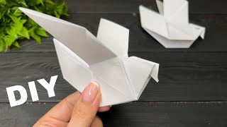 Origami Paper Bird Оригами Голубь из бумаги Своими руками