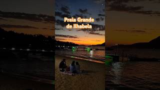 Praia Grande de Ilhabela - anoitecer #pordosol #ilhabela #litoralnortesp #sãosebastião #mar