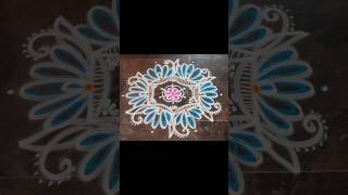 Easy flower rangoli designs ✨ #rangoli #muggulu #kolam #rangolidesigns#indianart #shortvideo #shorts