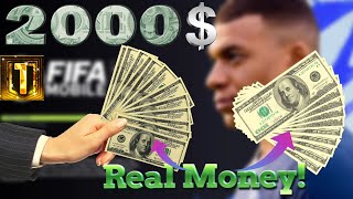 MOST EXTREME 2000$ CHALLENGE IN FIFA MOBILE AGAINST PRO PLAYER!