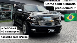 EXCLUSIVO: VEJA AGORA COMO É O BLINDADO USADO PELO PRESIDENTE!!! Chevrolet Suburban V8 do Brasil