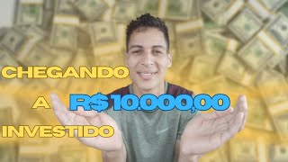 Criando uma meta de investimento. Meus primeiros 10000,00 investidos em fundos imobiliários e ações!