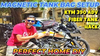 EASIEST WAY TO CONVERT YOUR PLASTIC TANK TO METALLIC TANK FOR MAGNETIC TANK BAG | KTM 390 ADVENTURE