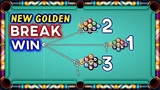 Top 3 Golden Break 8 Ball Pool 9 Ball 1 Shot Win 🔥